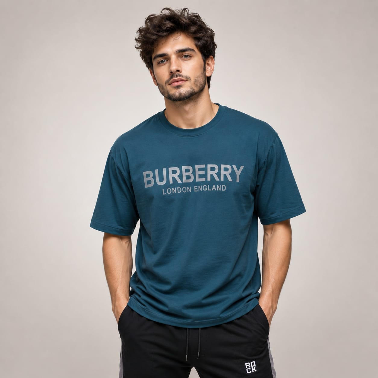 Men’s Oversized Drop Shoulder Peat colour